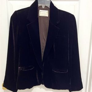 WYETH by Todd Magill Autumn/Winter Lux Velvet Blazer Size M